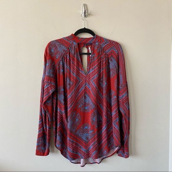 FREE People-Walking On A Dream Boho Tunic Blouse - Picture 2 of 11